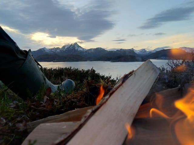 Unique Private Cabin In Lofoten Leknes Exterior foto