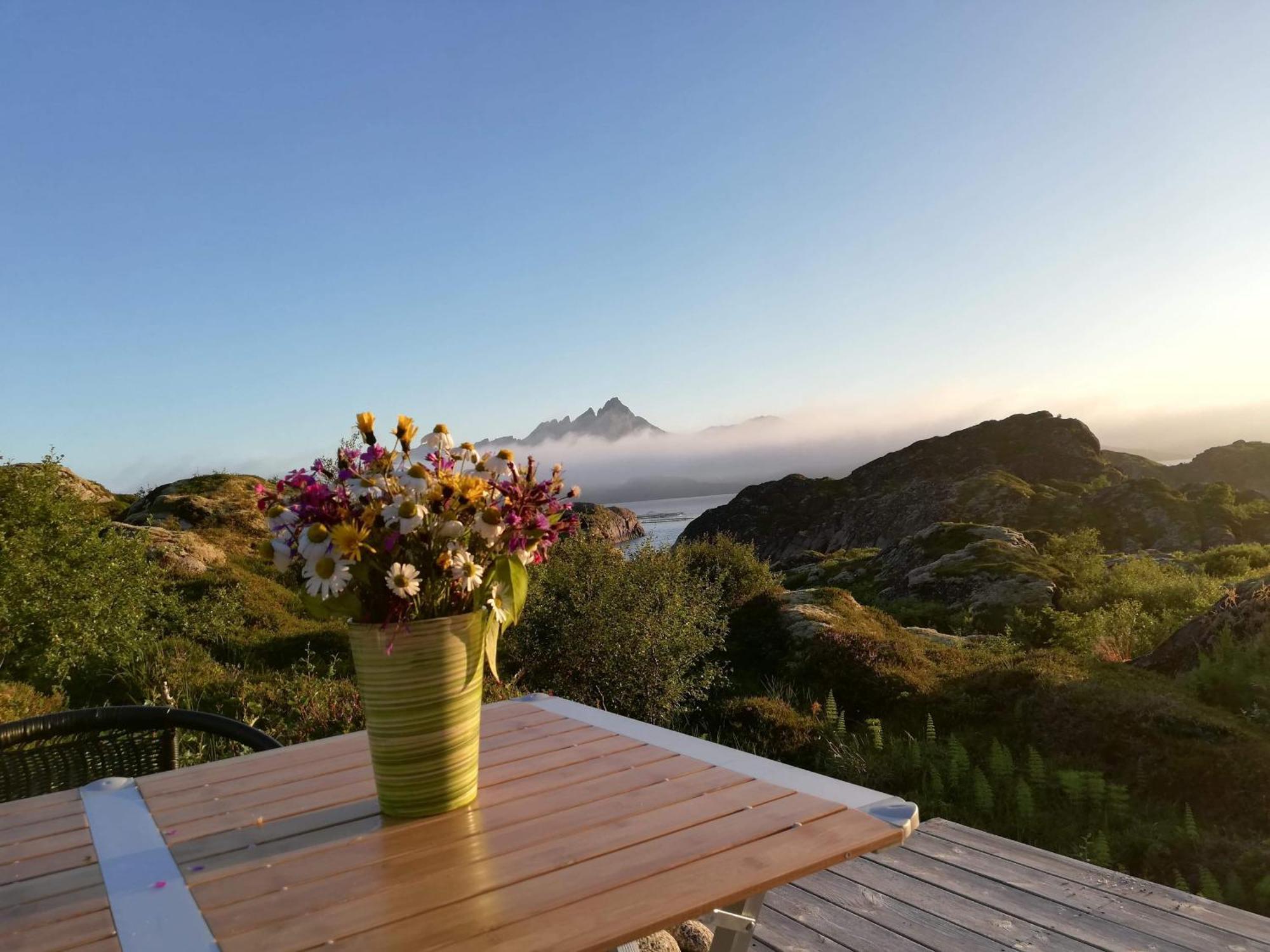 Unique Private Cabin In Lofoten Leknes Exterior foto